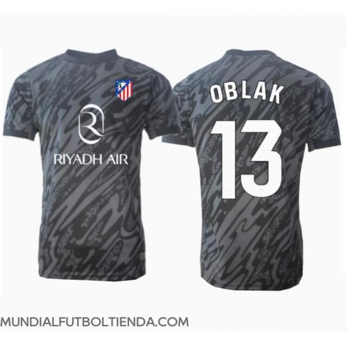 Camiseta Atletico Madrid Jan Oblak #13 Portero Primera Equipación Replica 2024-25 mangas cortas